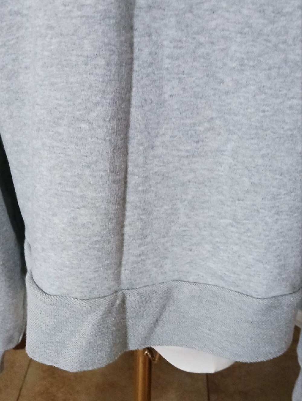 Belldini Light Gray Grommet-Front Pullover Hoodie - Picture 12 of 15